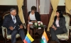 India y Venezuela revisan agenda bilateral y anuncian visitas presidenciales