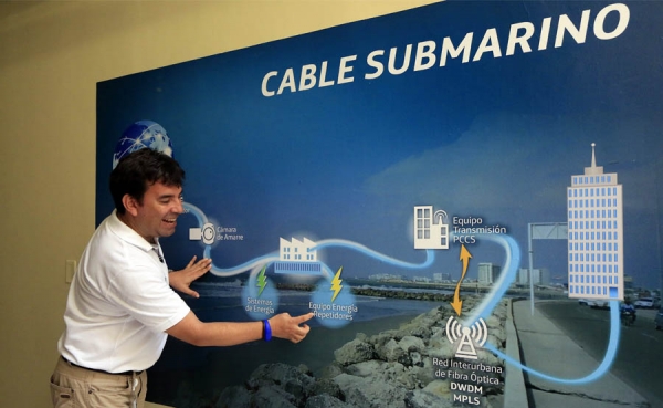 Telef&oacute;nica Colombia aumenta su capacidad de transmisi&oacute;n con cable submarino