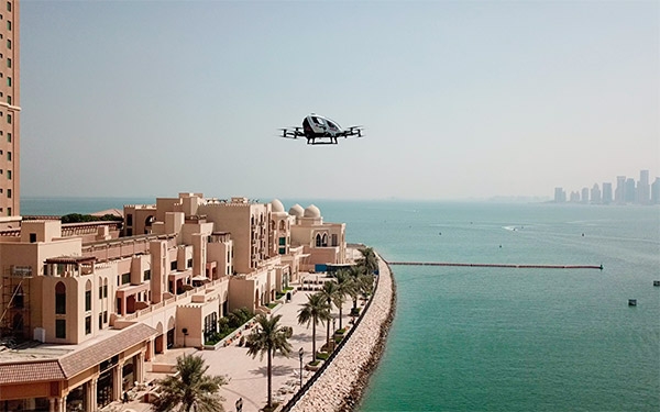 Las ciudades se asoman al futuro, el taxi a&eacute;reo aterriza en Sevilla